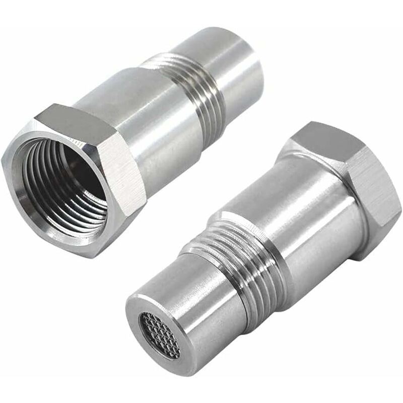 2 pcs Oxygen Sensor Extender Spacer Extension For Car Engine Exhaust Systems M18 X1.5, 45Mm Lambda Sensor V1188-MS-227-0707