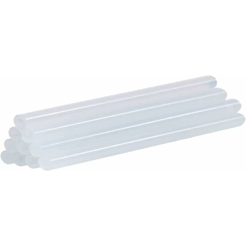 10 Clear Hot Glue Sticks 7 X 100Mm - Extra Strong Glue For Hot Glue Gun, Solvent Free, Fast Drying V1188-MS-227-0717