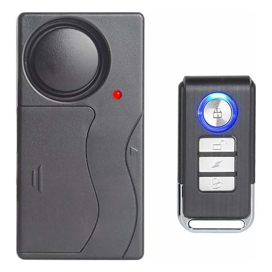 Wireless Vibration Alarm, Anti-Theft For Bicycle/Motorcycle/Car/Vehicles/Door/Window, 110Db Sound (Remote V1188-MS-227-0718