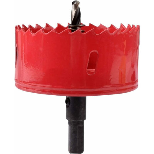 M42 Hss Bi-Metal Hole Saw 105Mm, Hole Saw For Iron, Aluminum, Wood, Drywall, Pipe, Plastic, Fiberboard V1188-MS-227-0721