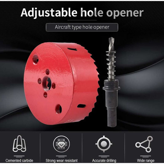 M42 Hss Bi-Metal Hole Saw 105Mm, Hole Saw For Iron, Aluminum, Wood, Drywall, Pipe, Plastic, Fiberboard V1188-MS-227-0721