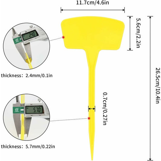 30 pcs 26.5Cm Large Plastic Plant Label,Garden Tags Markers Name,Plant Labels Waterproof Plant Tag Tall V1188-MS-227-0725