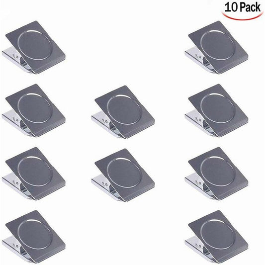10 Pieces Magnetic Clips, Metal Magnet Clips Fridge Magnet Clips Magnetic Clips Magnet Clips Drawing Clips For V1188-MS-227-0729