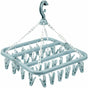 Sock Drying Rack Clothes Hanger With 32 Clips For Foldable Sock Dryer Clothespins Underwear Drying Rack V1188-MS-227-0732