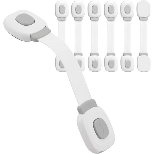 Baby Safety Door Lock 6 Pieces, Drawer Lock Cupboard Latches And Fridge Safety Cupboard Child Protection Baby V1188-MS-227-0740