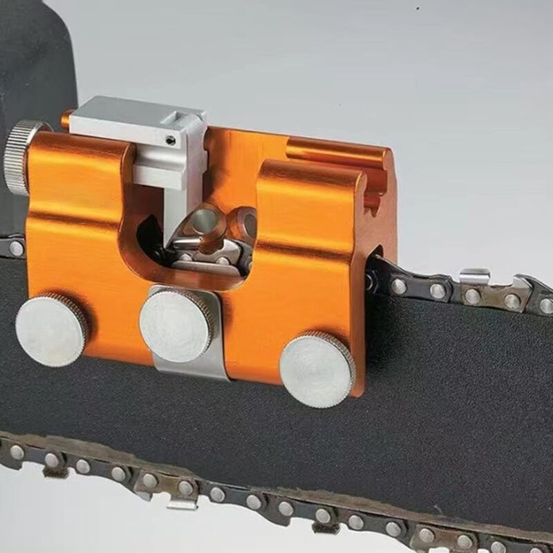 Chainsaw Chain Sharpening Jig, Teeth Sharpener Chainsaw Sharpening Kit Aluminum Alloy Chainsaw Sharpening Set V1188-MS-227-0746