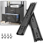 Drawer Slide With DAmper Drawer Slide 45Kg Load Capacity With Ball Bearing 1 Pair V1188-MS-227-0748
