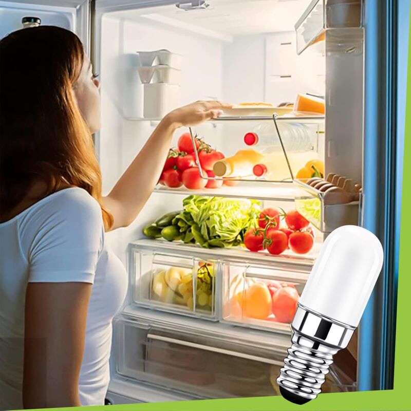 LED Refrigerator Bulb E14, 2W Equivalent To 15W, Warm White 3000K, Fridge Bulb, Salt Lamp, Sewing Machine, V1188-MS-227-0749