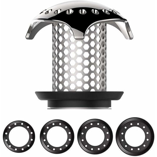 Bathtub Hair Catcher Stainless Steel Drain Hair Catcher Filter For Bathtub Fits Drain Sizes From 3.5Cm To V1188-MS-227-0753