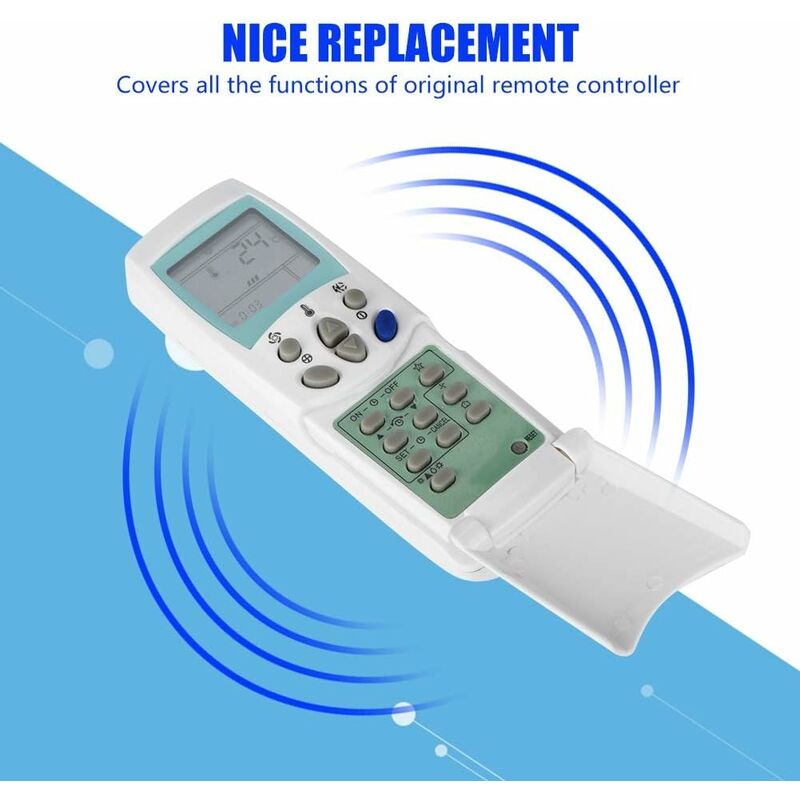 Air Conditioner Remote Control, Replacement Remote Control For Lg 6711A20010A/11B, 6711A90023E, 6711A20028K V1188-MS-227-0758