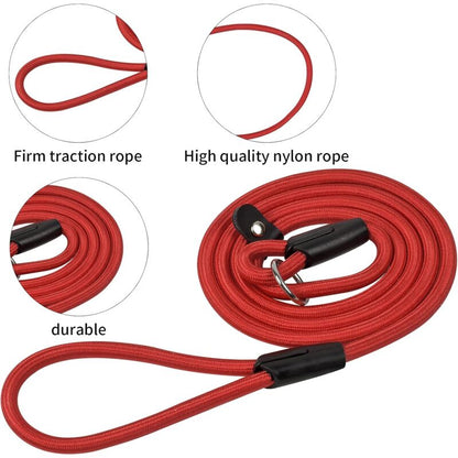 (2 Pcs) Dog Leash ROpe, Nylon Dog Leash, Soft Strong ROpe, No Pull Leash, Dog Training Leash, Dog Collar V1188-MS-227-0760