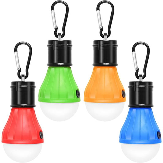 4 Pack LED Camping Lights Hiking Fishing Emergency Light Waterproof Battery Powered LED Indoor Outdoor V1188-MS-227-0763