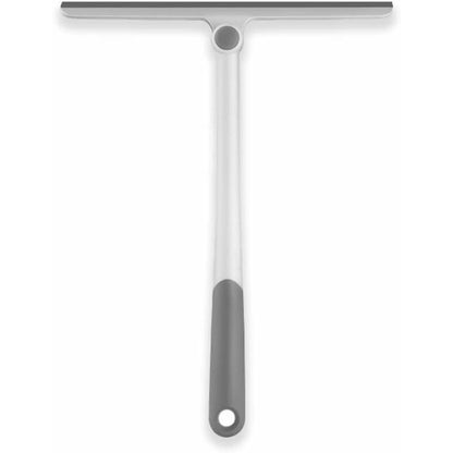 Silicone Shower Squeegee, White Shower Glass Squeegee, Multi-Purpose Silicone Squeegee For Windows, Mirrors, V1188-MS-227-0783