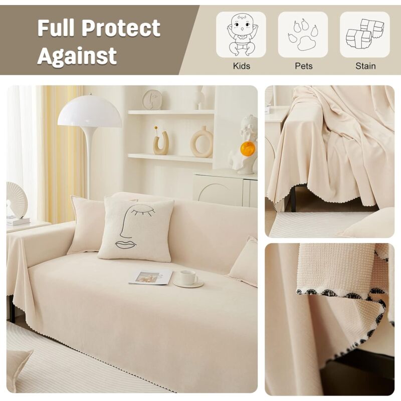 Stretch Sofa Cover Sofa Towel Decoration Universal Four Seasons Woven Sofa Towel Sofa Protector For Home Pets V1188-MS-227-0785