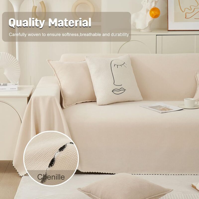 Stretch Sofa Cover Sofa Towel Decoration Universal Four Seasons Woven Sofa Towel Sofa Protector For Home Pets V1188-MS-227-0785