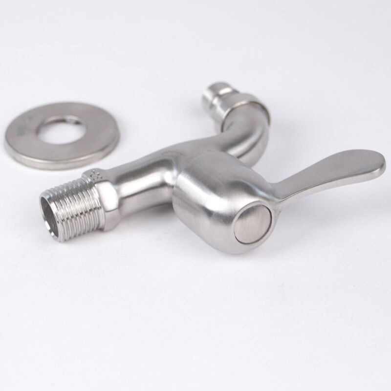 304 Stainless Steel Faucet 1/2' Flow Valve V1188-MS-227-0787