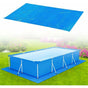 Pool Ground Sheet, Rectangular Pool Ground Sheet For 300X200Cm Pool - Blue Waterproof Foldable Pool Ground V1188-MS-227-0789