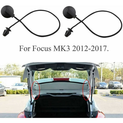 2 pcs Rear Parcel Shelf Tie Down Cords Compatible With Ford Focus Mk3 2012-2017 Cv6Z5846538A Bm51A46538Aa V1188-MS-227-0792