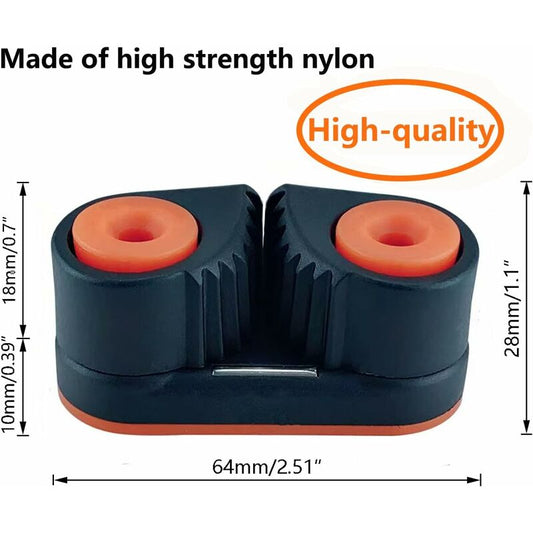 Ball Bearing Cam Cleat Marine Boat Quick Entry ROpe Cam Cleat Wire Fairlead Sailing Sailboat Equipment V1188-MS-227-0793