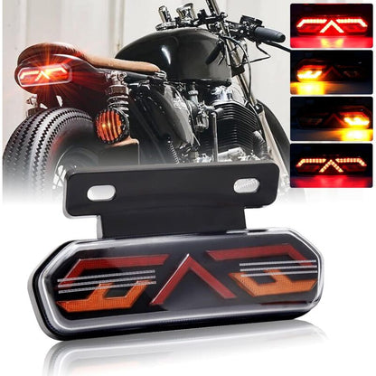 Multifunctional Motorcycle Tail Light 12V Universal Waterproof LED Brake Light Driving Lights Turn Signals For V1188-MS-227-0794