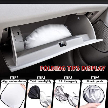 Car Windshield Sun Shade,Foldable Front Windshield Visor Sunshade Cover,Anti Uv Reflective Protector,Sunshade V1188-MS-227-0806
