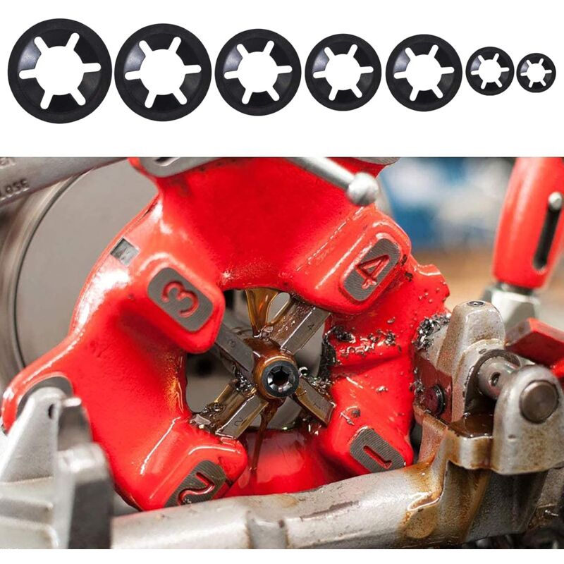Universal Lock Washers Lock Washer M3 M4 M5 M6 M8 M10 M12 Starlock Washer Quick Push Fasteners Assortment Kit V1188-MS-227-0814