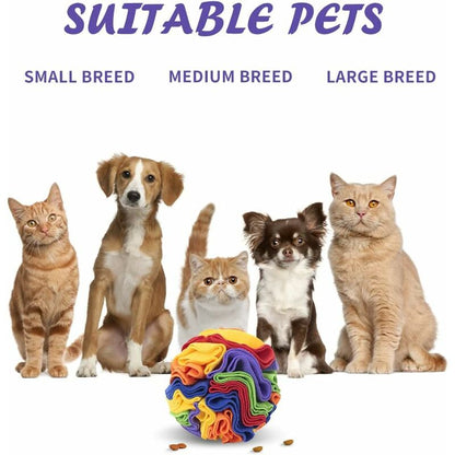 Dog Snuffle Mat Ball, Dog Play Mat, Interactive Dog Toy, Puzzle Slow Feeding Snuffle Mat, Stress Release For V1188-MS-227-0820