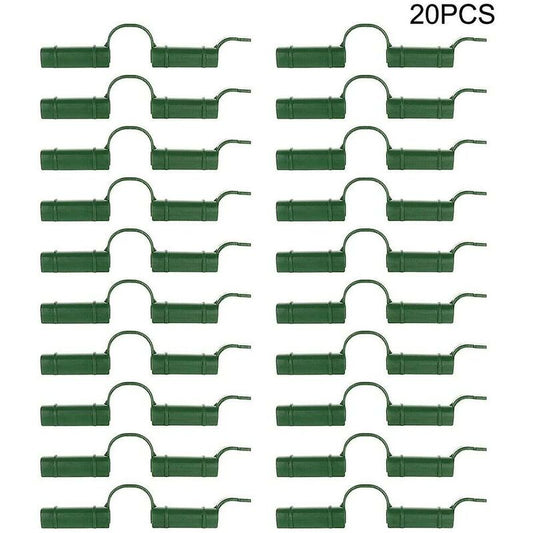 20 pcs Greenhouse Clips Greenhouse Tube Clips Fixed Tool Garden Tarpaulin Sun Protection Clips 1.1Cm V1188-MS-227-0829
