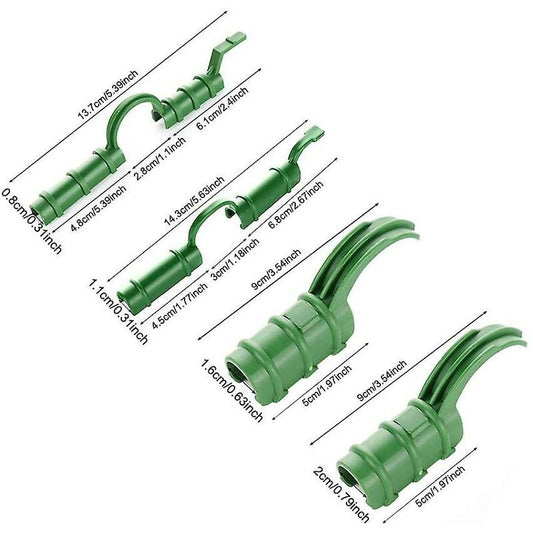 20 pcs Greenhouse Clips Greenhouse Tube Clips Fixed Tool Garden Tarpaulin Sun Protection Clips 1.1Cm V1188-MS-227-0829