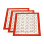 Silicone Baking Mat 3 pcs Set Reusable Non-Stick Baking Sheet Pastry Kneading Dough Oven Mat For Macaron V1188-MS-227-0835