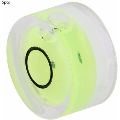 5 pcs ROund Spirit Levels, Mini Circular Bubble Level Inclinometers, Circular Spirit Level For Tripod, V1188-MS-227-0836
