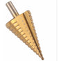 Step Cone Drill Bit - 4-42Mm - 14 Sizes - High Speed Steel ROund Shank Hole Cutter Tool V1188-MS-227-0846