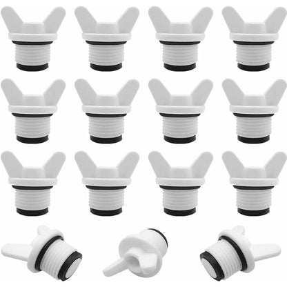 Plumbing Plug-15 pcs 1/2" Male External Thread Pipe Hex Plug,Blanking Plug,For Washing V1188-MS-227-0854