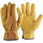 Cowhide Work Gloves, For Drivers, Diy, Gardening, Storage, Farm Work, Multifunctional (Xl, Yellow) V1188-MS-227-0857