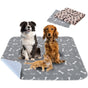 2 pcs 80 70Cm Ultra Absorbent Dog Training Mat, Non-Slip Washable Dog Mat, Reusable Puppy Training Mat For V1188-MS-227-0860