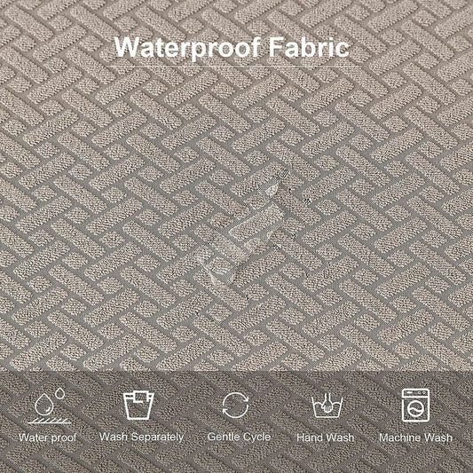 Chair Cover 2/4 Pieces Chair Cushion Cover Waterproof Chair Seat Cover Removable Washable Jacquard Elastic V1188-MS-227-0861