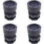 4-Piece Universal Adjustable Rubber Shock Pads For Washers, Dryers, Refrigerators V1188-MS-227-0870