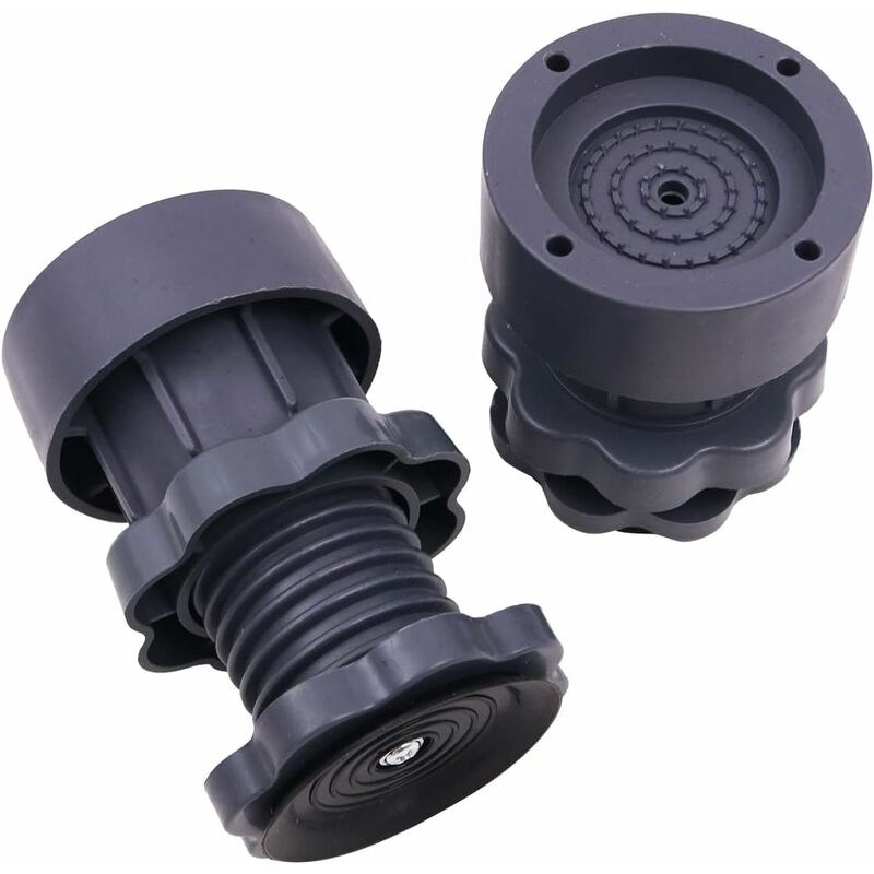 4-Piece Universal Adjustable Rubber Shock Pads For Washers, Dryers, Refrigerators V1188-MS-227-0870