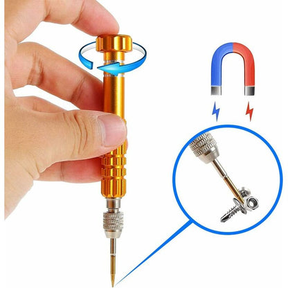 5-In-1 Multifunctional Precision Magnetic Small Pocket Screwdriver For Eyeglasses, Smartphones, Tablets, V1188-MS-227-0877