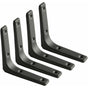 Wall Shelf Bracket, Matte Black Metal Bracket, Metal Shelf Support For Kitchen Decor, Heavy Duty Bracket, V1188-MS-227-0878