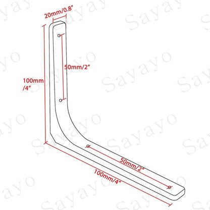 Wall Shelf Bracket, Matte Black Metal Bracket, Metal Shelf Support For Kitchen Decor, Heavy Duty Bracket, V1188-MS-227-0878