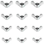 12 pcs Bright Zinc Wing Nuts Wing Nuts In Size M4 M5 M6 M8 Assortment Wing Bolts For Diy Tools Silver V1188-MS-227-0879