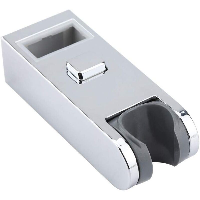 Shower Head Holder Slider Bar Pole Bracket, Chrome Height Adjustable Shower Head Rail Bracket Slider Bar V1188-MS-227-0884