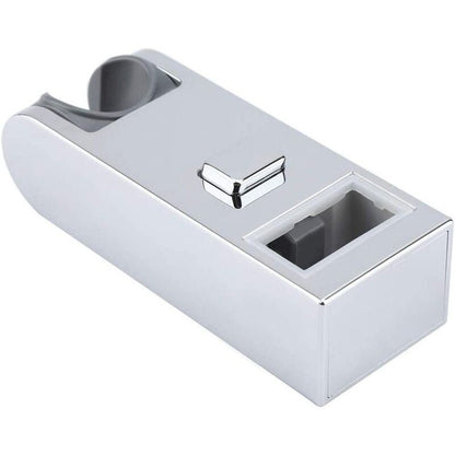Shower Head Holder Slider Bar Pole Bracket, Chrome Height Adjustable Shower Head Rail Bracket Slider Bar V1188-MS-227-0884