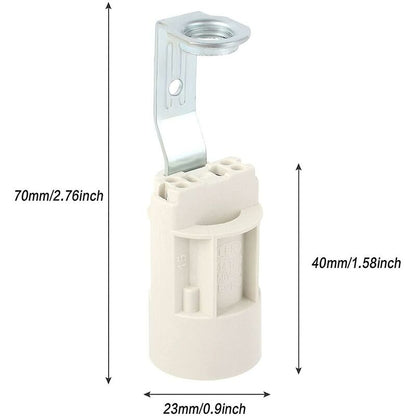 E14 Bulb Base Adjustable E14 Lamp Sockets Converter E14 Socket Bayonet Socket Candle Lamp Holder For LED Bulb V1188-MS-227-0885