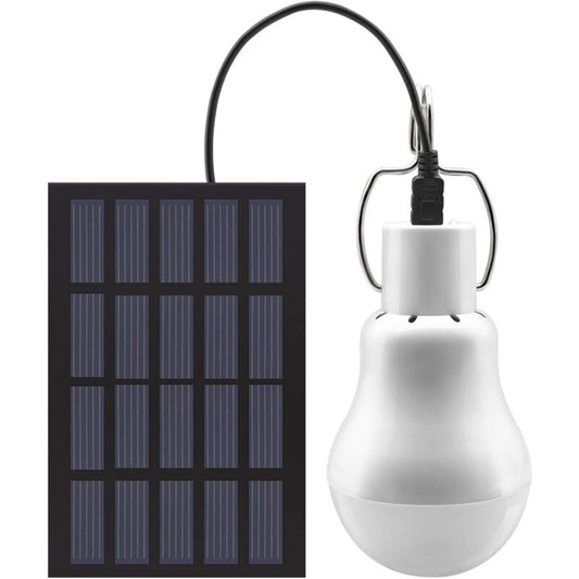 Portable Solar Light LED Bulb Solar Powered With Solar Panel For Garden, Patio, Indoor, Outdoor, Hiking, V1188-MS-227-0888