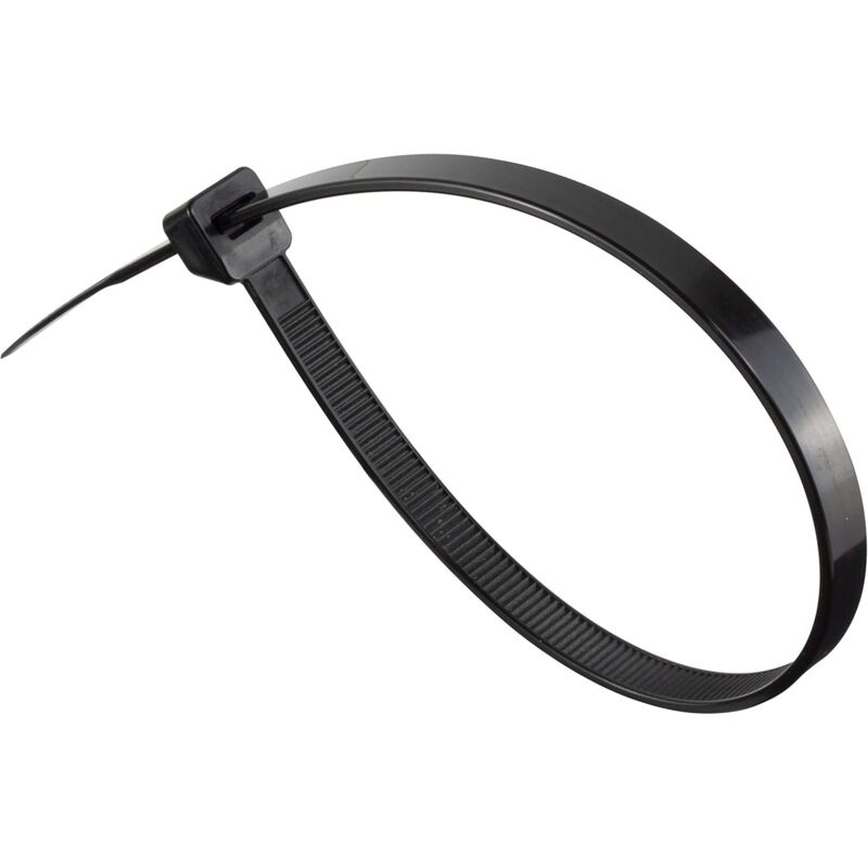 Nylon Cable Tie - 300Mm X 7.6Mm - Black - Heavy Duty Cable Tie - Heavy Duty Cable Ties - Pack Of 100 V1188-MS-227-0889