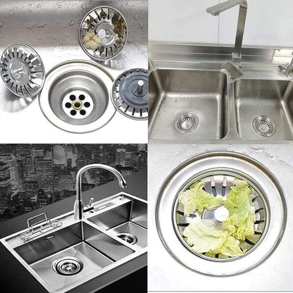 Kitchen Sink Filter, Sink Stopper, Stainless Steel Sink Filter, Stainless Steel Sink Stopper, Compatible With V1188-MS-227-0890