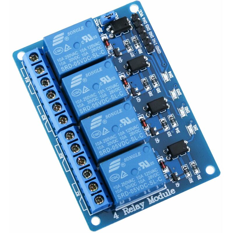 5V Dc Relay Module 4 Channels With Optocoupler 4-Channel Relay Module For Mega 2560 1280 Dsp Arm Pic Avr Stm32 V1188-MS-227-0898
