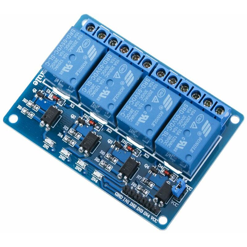5V Dc Relay Module 4 Channels With Optocoupler 4-Channel Relay Module For Mega 2560 1280 Dsp Arm Pic Avr Stm32 V1188-MS-227-0898